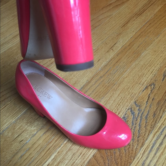 J Crew Block Heel Coral in size 6 - Picture 5 of 7